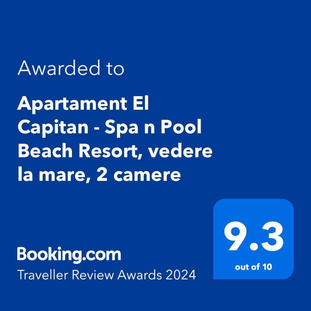 Apartament El Capitan - Spa N Pool Beach Resort, Vedere La Mare, 2 Camere Năvodari المظهر الخارجي الصورة